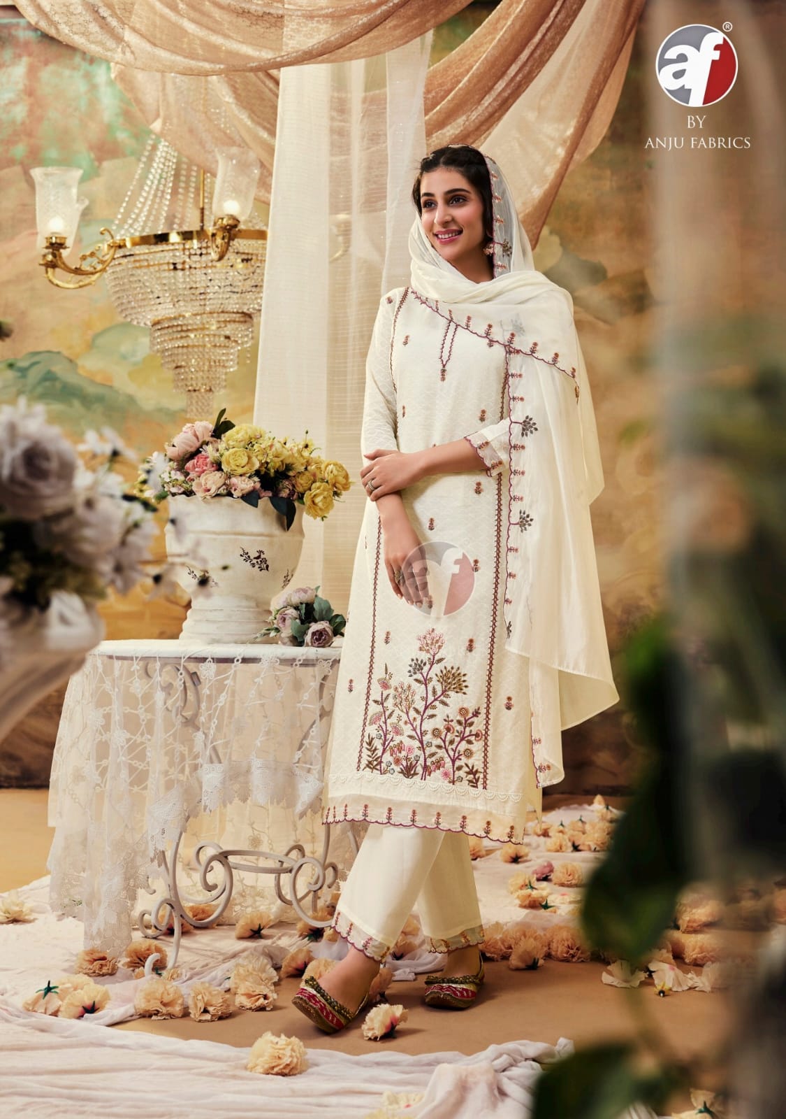 Cotton Queen By Af Designer Plus Size Kurti With Bottom Dupatta Wholesale Clothing Suppliers In India